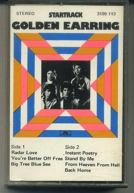 Golden Earring Startrack Cassette inlay front 1974 NL